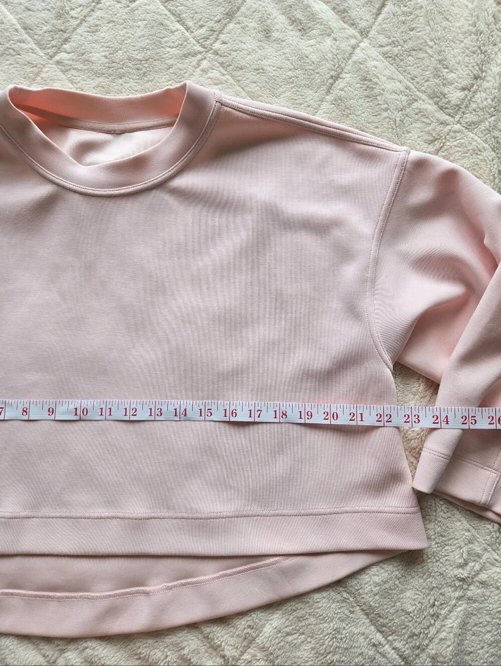Lululemon Loungeways Mock Neck Pull Over Pink Color Size 8 Women's